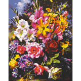 Sluneční květiny 40x50cm, Art Craft - vypnuté plátno na rám
