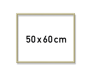 Hliníkový rám 50x60cm zlatý Schipper