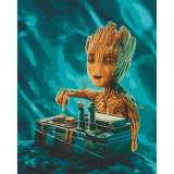 DJ malý Groot 40x50cm, Art Craft - vypnuté plátno na rám