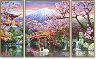 Třešňové květy v Japonsku (50 x 80 cm) Schipper
