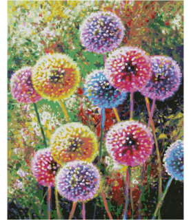 Květinový ohňostroj (40 x 50 cm) Schipper