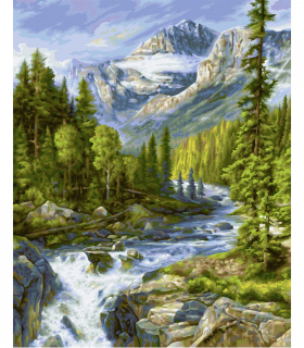 Rocky Mountains (40 x 50 cm) Schipper