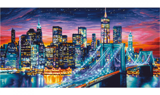 Noční Manhattan (40 x 80 cm) Schipper